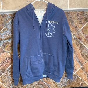 Disney Parks Disneyland 55th Anniversary Sherpa Fur Lined Hoodie